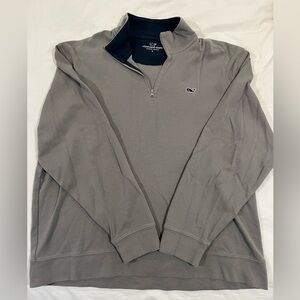 Vineyard Vines 1/4 gray zip